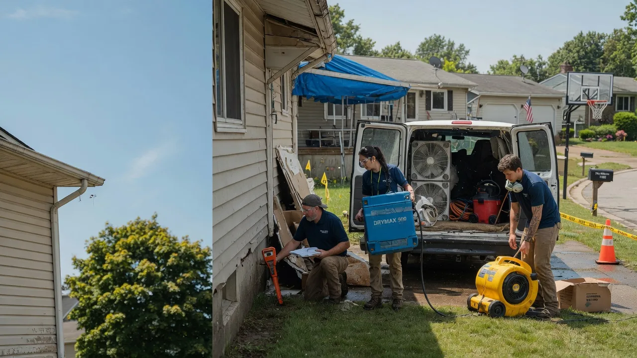 Ceiling Leak Cleanup in Wilsonville, IL near me