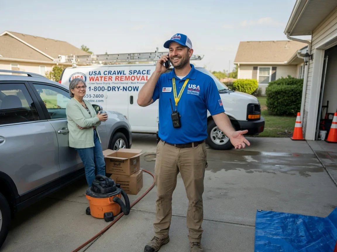 Crawl Space Water Removal Wilsonville, IL FAQs